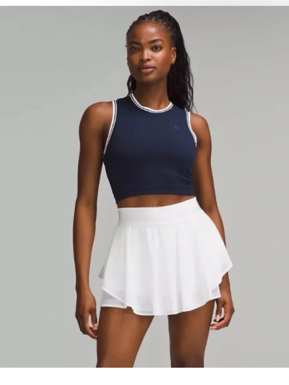Lululemon White Court Rival Skort Tennis Pickleball Athleisure Preppy Stretch- 8